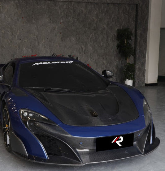 McLaren 650S MP4-12C 2012 2013 2014 2015 2016 with Aftermarket Parts - 675LT Style Front Bumper Carbon Fiber / FRP from Aero Republic