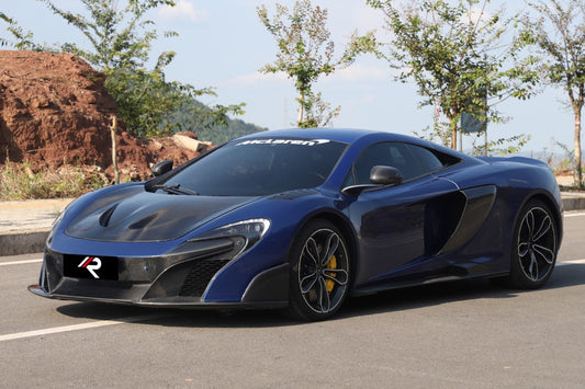 McLaren 650S MP4-12C 2012 2013 2014 2015 2016 with Aftermarket Parts - 675LT Style Front Bumper Carbon Fiber / FRP from Aero Republic