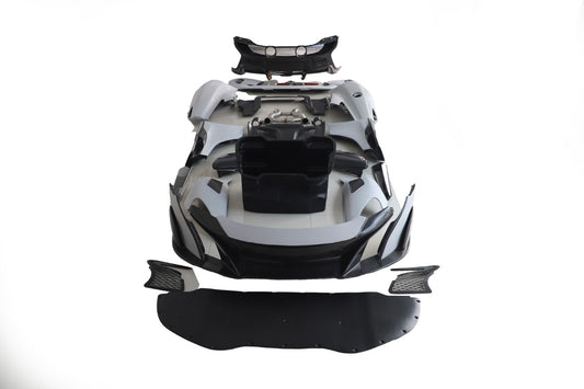 McLaren 650S MP4-12C 2012 2013 2014 2015 2016 with Aftermarket Parts - 675LT Style Full Body Kit Carbon Fiber / FRP from Aero Republic