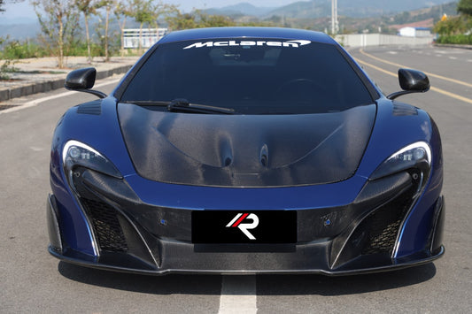 McLaren 650S MP4-12C 2012 2013 2014 2015 2016 with Aftermarket Parts - 675LT Style Full Body Kit Carbon Fiber / FRP from Aero Republic