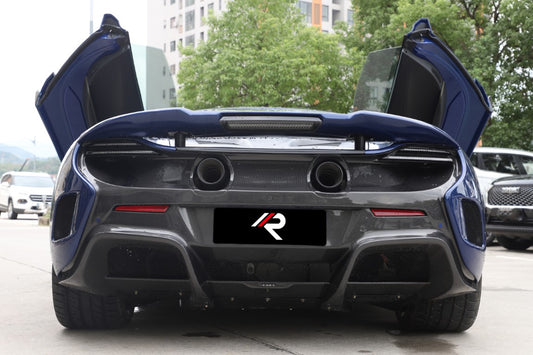 McLaren 650S MP4-12C 2012 2013 2014 2015 2016 with Aftermarket Parts - 675LT Style Rear Bumper Carbon Fiber / FRP from Aero Republic