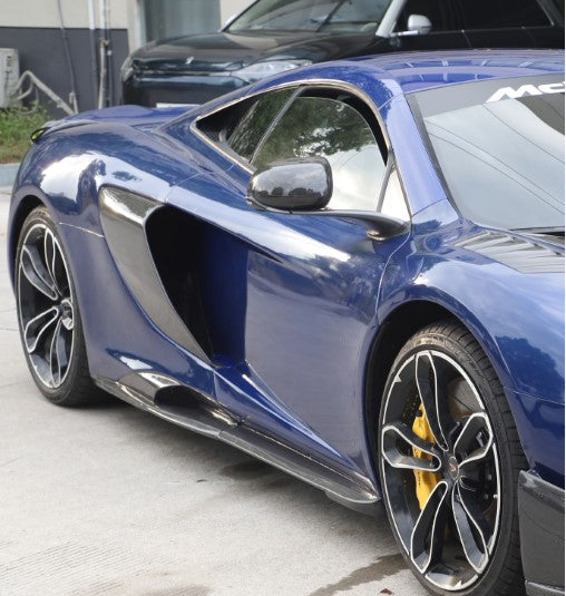 McLaren 650S MP4-12C 2012 2013 2014 2015 2016 with Aftermarket Parts - 675LT Style Side Skirts Carbon Fiber / FRP from Aero Republic