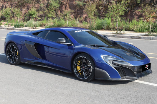 McLaren 650S MP4-12C 2012 2013 2014 2015 2016 with Aftermarket Parts - 675LT Style Side Skirts Carbon Fiber / FRP from Aero Republic