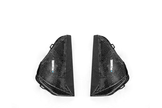 Audi RS3 8Y.5 Facelift 2025-ON with Aftermarket Parts - OEM Style Front Side Air Duct Vent Trims Dry Pre-preg Carbon Fiber from Aero Republic