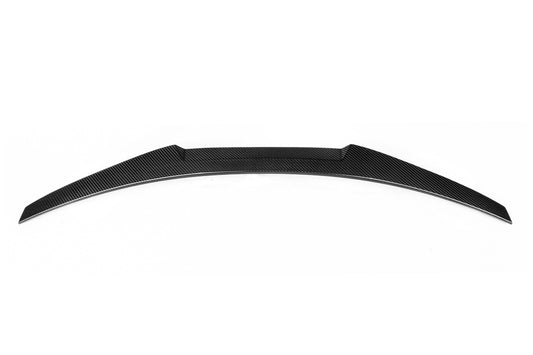 Audi RS5 S5 A5 B8 B8.5 Sportback Sedan 2008 2009 2010 2011 2012 2013 2014 2015 2016 with Aftermarket Parts - M4 Style Rear Lip Spoiler Carbon Fiber from Aero Republic