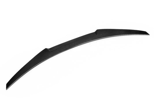 Audi RS5 S5 A5 B8 B8.5 Sportback Sedan 2008 2009 2010 2011 2012 2013 2014 2015 2016 with Aftermarket Parts - M4 Style Rear Lip Spoiler Carbon Fiber from Aero Republic