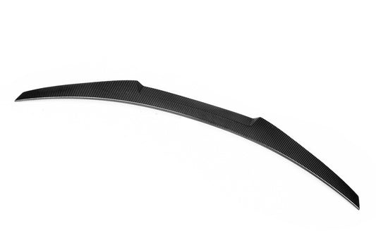 Audi RS5 S5 A5 B8 B8.5 Sportback Sedan 2008 2009 2010 2011 2012 2013 2014 2015 2016 with Aftermarket Parts - M4 Style Rear Lip Spoiler Carbon Fiber from Aero Republic