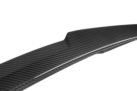 Audi RS5 S5 A5 B8 B8.5 Sportback Sedan 2008 2009 2010 2011 2012 2013 2014 2015 2016 with Aftermarket Parts - M4 Style Rear Lip Spoiler Carbon Fiber from Aero Republic