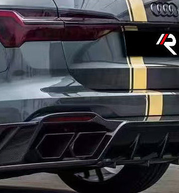 Audi RS6 C8 2020-ON with Aftermarket Parts - M Style Exhaust Stainless Steel / Titanium from Aero Republic