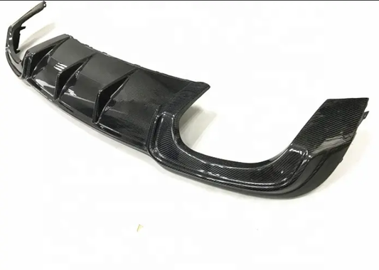 Audi S3 A3 8V 2014 2015 2016 with Aftermarket Parts - Rear Diffuser Carbon Fiber from Aero Republic