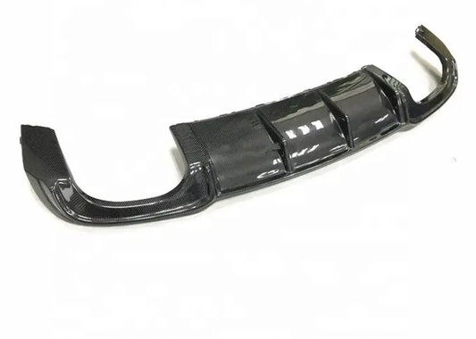 Audi S3 A3 8V 2014 2015 2016 with Aftermarket Parts - Rear Diffuser Carbon Fiber from Aero Republic