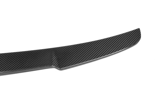 Audi S3 A3 8V 2014 2015 2016 2017 2018 2019 2020 2021 2022 2023 2024 with Aftermarket Parts - V Style Rear Lip Spoiler Pre-preg Carbon from Aero Republic
