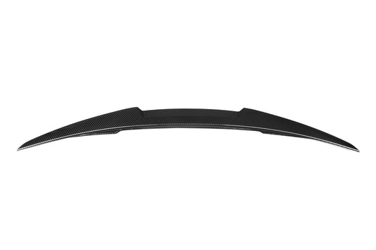 Audi S4 A4 B8 B8.5 Sedan 2009 2010 2011 2012 2013 2014 2015 2016 with Aftermarket Parts - M4 Style Rear Lip Spoiler Carbon Fiber from Aero Republic