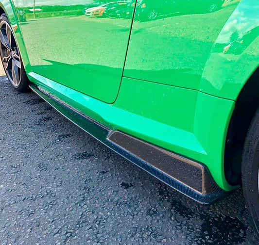Audi TTRS TTS MK3 8S Pre-facelift (not compatible with base TT) 2017 2018 2019 with Aftermarket Parts - AP Style Side Skirts Carbon Fiber from Aero Republic