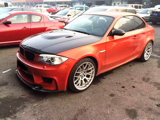 BMW 1M E82 2011 with Aftermarket Parts - R Style Front Lip Carbon Fiber from Aero Republic