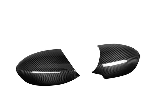 BMW 1M E87 2004 2005 2006 2007 2008 2009 2010 2011 with Aftermarket Parts - OE Style Replacement Mirror Caps Pre-preg Carbon Fiber from Aero Republic