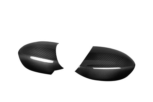BMW 1M E87 2004 2005 2006 2007 2008 2009 2010 2011 with Aftermarket Parts - OE Style Replacement Mirror Caps Pre-preg Carbon Fiber from Aero Republic