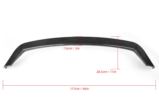 BMW 1 Series M140i M135i 125i 120i 118i 116i 114i 125d 120d 118d 116d 114d F20 2012 2013 2014 2015 2016 2017 2018 2019 with Aftermarket Parts - AC Style Rear Lip Spoiler Carbon Fiber from Aero Republic