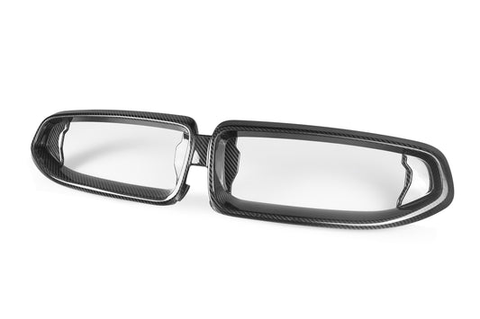 BMW 2 Series M240 230 G42 2022 2023 2024 with Aftermarket Parts - OE Style Front Grill Frame Pre-preg Carbon Fiber from Aero Republic