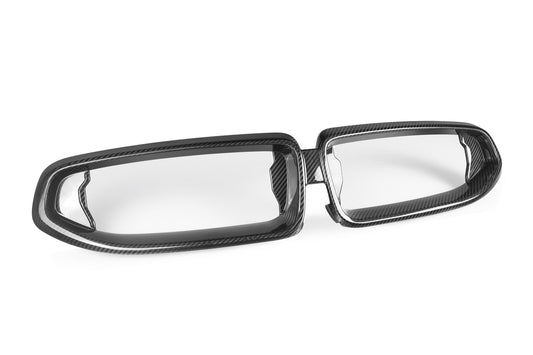 BMW 2 Series M240 230 G42 2022 2023 2024 with Aftermarket Parts - OE Style Front Grill Frame Pre-preg Carbon Fiber from Aero Republic