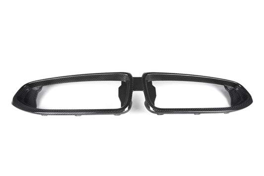 BMW 2 Series M240 230 G42 2022 2023 2024 with Aftermarket Parts - OE Style Front Grill Frame Pre-preg Carbon Fiber from Aero Republic