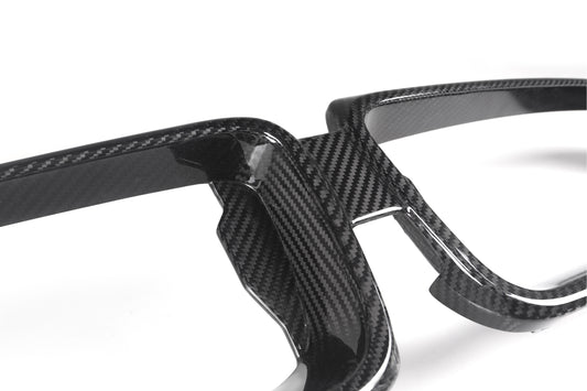 BMW 2 Series M240 230 G42 2022 2023 2024 with Aftermarket Parts - OE Style Front Grill Frame Pre-preg Carbon Fiber from Aero Republic