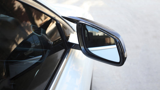 BMW 2 Series M235 228 F44 2020 2021 2022 2023 2024 (Fits both Pre-LCI & LCI) with Aftermarket Parts - M Style Replacement Mirror Caps Pre-preg Carbon Fiber from Aero Republic