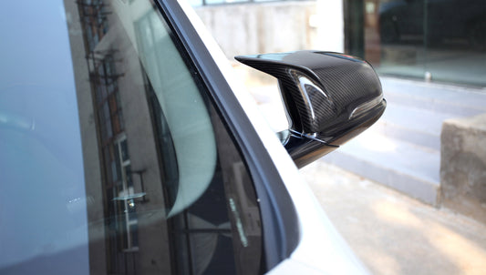 BMW 2 Series M235 228 F44 2020 2021 2022 2023 2024 (Fits both Pre-LCI & LCI) with Aftermarket Parts - M Style Replacement Mirror Caps Pre-preg Carbon Fiber from Aero Republic