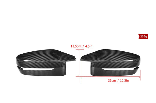 BMW 2 Series 230 G42 2022-ON LHD (Left Hand Drive Only) & RHD (Right Hand Drive Only) with Aftermarket Parts - G8X M Style / LHD & RHD Replacement Mirror Caps Pre-preg Carbon Fiber from Aero Republic