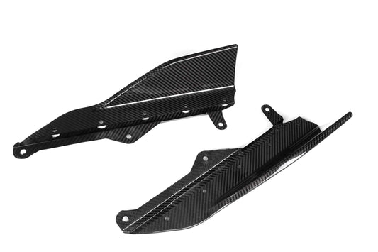 BMW 2 Series M240 230 G42 2022 2023 2024 with Aftermarket Parts - MP Style Side Skirt Winglets Pre-preg Carbon Fiber from Aero Republic