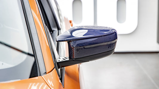 BMW 2 Series M240 G42 2022-ON LHD (Left Hand Drive Only) & M2 G87 2021-ON with Aftermarket Parts - OE Style Replacement Mirror Caps Pre-preg Carbon Fiber from Aero Republic