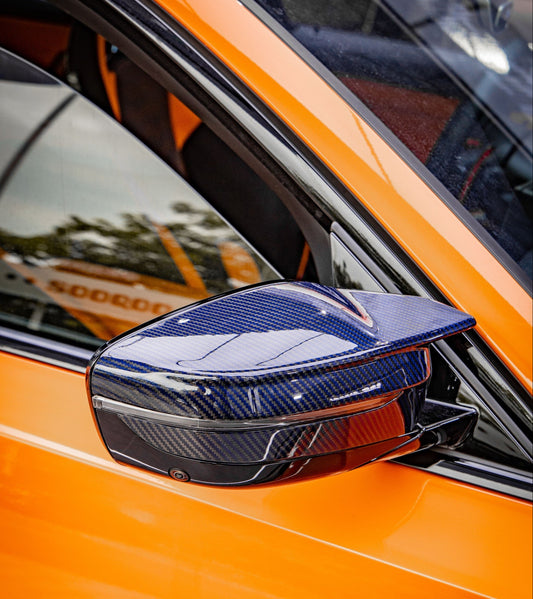 BMW 3 Series M340 G20 LCI 2023-ON RHD (Right Hand Drive Only) with Aftermarket Parts - OE Style Replacement Mirror Caps Pre-preg Carbon Fiber from Aero Republic