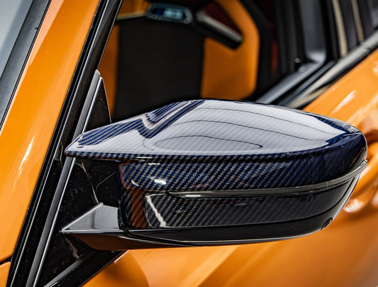 BMW 3 Series M340 G20 LCI 2023-ON RHD (Right Hand Drive Only) with Aftermarket Parts - OE Style Replacement Mirror Caps Pre-preg Carbon Fiber from Aero Republic