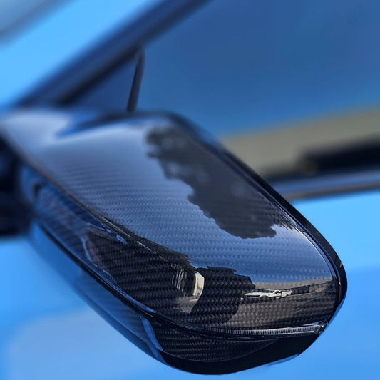 BMW 2 Series M240 G42 2022-ON & M2 G87 2021-ON RHD (Right Hand Drive Only) with Aftermarket Parts - OE Style Replacement Mirror Caps Dry Pre-preg Carbon Fiber from Aero Republic