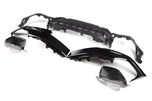 BMW 2 Series M240 230 G42 2022-ON & 2 Series M240i 230i (with M-package bumper, does not fit base model) G42 2022-ON with Aftermarket Parts - MP Style & M240 Conversion Rear Diffuser & Set Pre-preg Carbon Fiber / PP from Aero Republic