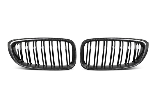 BMW 3 Series GT Gran Turismo 328i 335i F34 2012 2013 2014 2015 2016 2017 2018 2019 with Aftermarket Parts - Dual Slat Front Kidney Grill Pre-preg Carbon Fiber from Aero Republic