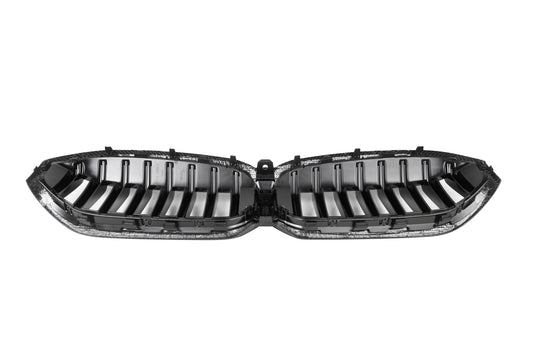 BMW 3 Series M340 330 320 G20 G21 LCI 2023 2024 with Aftermarket Parts - Single Slat Front Kidney Grill Pre-preg Carbon Fiber from Aero Republic