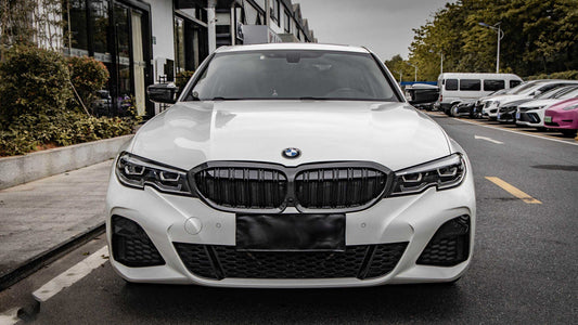 BMW 3 Series M340 330 320 G20 G21 Pre-LCI 2019 2020 2021 2022 with Aftermarket Parts - Dual Slat Front Kidney Grill ABS from Aero Republic