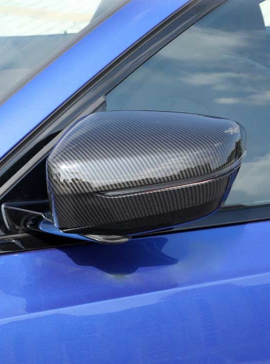 Upgrade Your BMW 3 Series M340 330 G20 G21 Pre-LCI 2019 2020 2021 2022 (Left Hand Drive Only) & 3 Series 330 G20 G21 LCI 2023-ON (Left Hand Drive Only, Non-sport package Only) with Aftermarket Parts - OE Style & F9X Style / LHD Replacement Mirror Caps Carbon Fiber from Aero Republic
