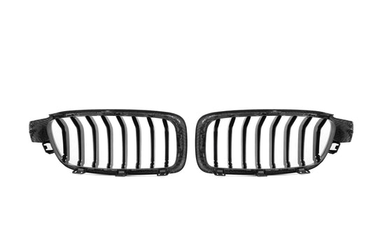BMW 3 Series M340 340 335 330 328 320 F30 F31 2013 2014 2015 2016 2017 2018 2019 2020 with Aftermarket Parts - Single Slat Front Kidney Grill Pre-preg Carbon Fiber from Aero Republic