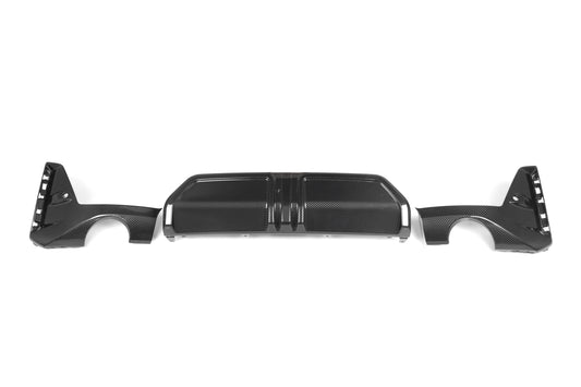 BMW 3 Series M340i 330i G20 G21 LCI 2023-ON with Aftermarket Parts - MP Style Rear Diffuser Carbon Fiber from Aero Republic