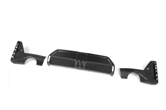 BMW 3 Series M340i 330i G20 G21 LCI 2023-ON with Aftermarket Parts - MP Style Rear Diffuser Carbon Fiber from Aero Republic