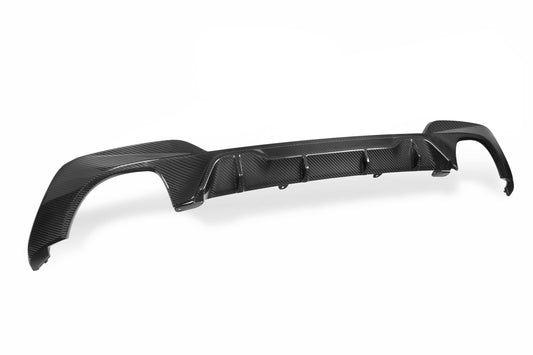 BMW 3 Series M340i 330i (With M-package Bumper, Does Not Fit Base Model Bumper) Pre-LCI G20 G21 2019 2020 2021 2022 with Aftermarket Parts - MP Sports Rear Diffuser Pre-preg Carbon Fiber from Aero Republic