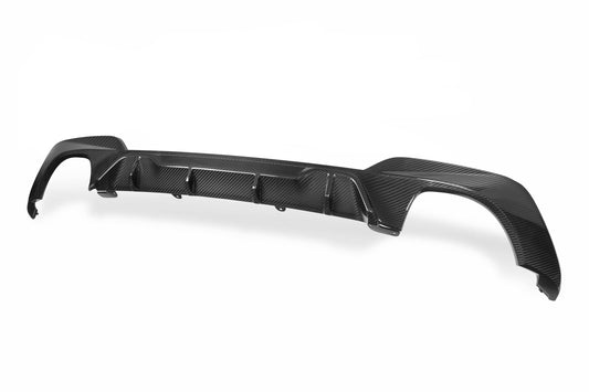 BMW 3 Series M340i 330i (With M-package Bumper, Does Not Fit Base Model Bumper) Pre-LCI G20 G21 2019 2020 2021 2022 with Aftermarket Parts - MP Sports Rear Diffuser Pre-preg Carbon Fiber from Aero Republic