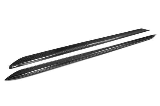 BMW 3 Series M340i 330i (With M-package Bumper, Does Not Fit Base Model Bumper) Pre-LCI G20 G21 2019 2020 2021 2022 with Aftermarket Parts - MP Sports Side Skirts Pre-preg Carbon Fiber from Aero Republic
