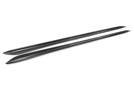 BMW 3 Series M340i 330i (With M-package Bumper, Does Not Fit Base Model Bumper) Pre-LCI G20 G21 2019 2020 2021 2022 with Aftermarket Parts - MP Sports Side Skirts Pre-preg Carbon Fiber from Aero Republic