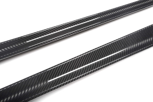 BMW 3 Series M340i 330i (With M-package Bumper, Does Not Fit Base Model Bumper) Pre-LCI G20 G21 2019 2020 2021 2022 with Aftermarket Parts - MP Sports Side Skirts Pre-preg Carbon Fiber from Aero Republic
