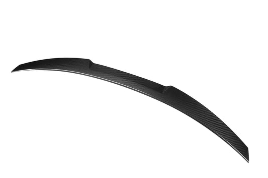 BMW 4 Series 440i 435i 430i 428i F32 Coupe 2014 2015 2016 2017 2018 2019 2020 & M4 F82 Coupe 2014 2015 2016 2017 2018 2019 2020 with Aftermarket Parts - M4 Style Rear Lip Spoiler Pre-preg Carbon Fiber from Aero Republic