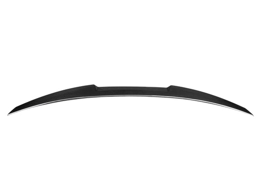 BMW 4 Series 440i 435i 430i 428i F32 Coupe 2014 2015 2016 2017 2018 2019 2020 & M4 F82 Coupe 2014 2015 2016 2017 2018 2019 2020 with Aftermarket Parts - M4 Style Rear Lip Spoiler Pre-preg Carbon Fiber from Aero Republic