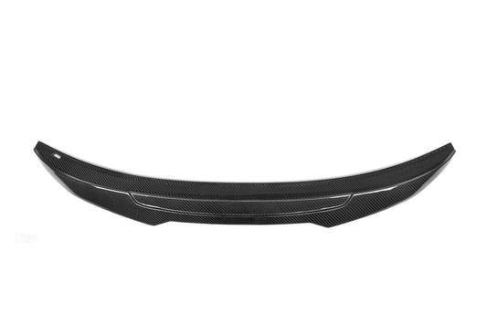 BMW 4 Series 440i 435i 430i 428i F32 Coupe 2014 2015 2016 2017 2018 2019 2020 & M4 F82 Coupe 2014 2015 2016 2017 2018 2019 2020 with Aftermarket Parts - PSM Style Rear Lip Spoiler Pre-preg Carbon Fiber from Aero Republic